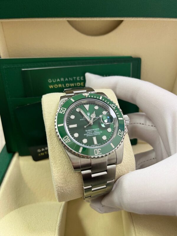 Rolex Submariner Date Stainless Steel "The Hulk" Green Dial 116610LV NEW ROLEX GREEN CARD - Image 6