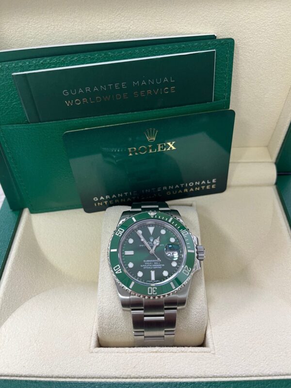 Rolex Submariner Date Stainless Steel "The Hulk" Green Dial 116610LV NEW ROLEX GREEN CARD - Image 3