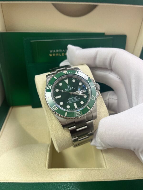 Rolex Submariner Date Stainless Steel "The Hulk" Green Dial 116610LV NEW ROLEX GREEN CARD - Image 7