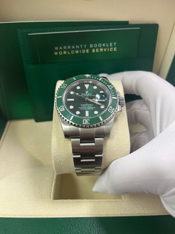 Rolex Submariner Date Stainless Steel "The Hulk" Green Dial 116610LV NEW ROLEX GREEN CARD - Image 10