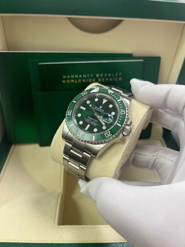Rolex Submariner Date Stainless Steel "The Hulk" Green Dial 116610LV NEW ROLEX GREEN CARD - Image 8