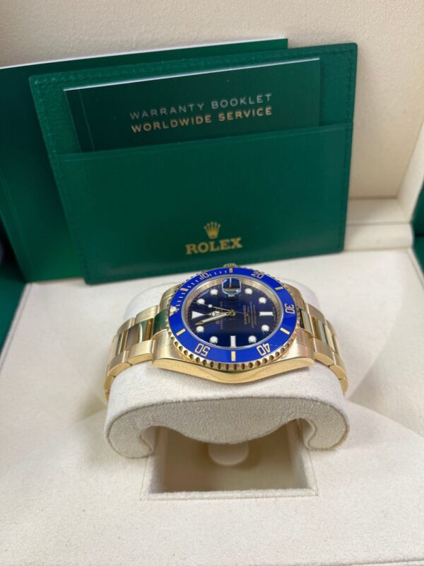 Rolex Submariner Date Yellow Gold Blue Dial 116618LB - Image 3