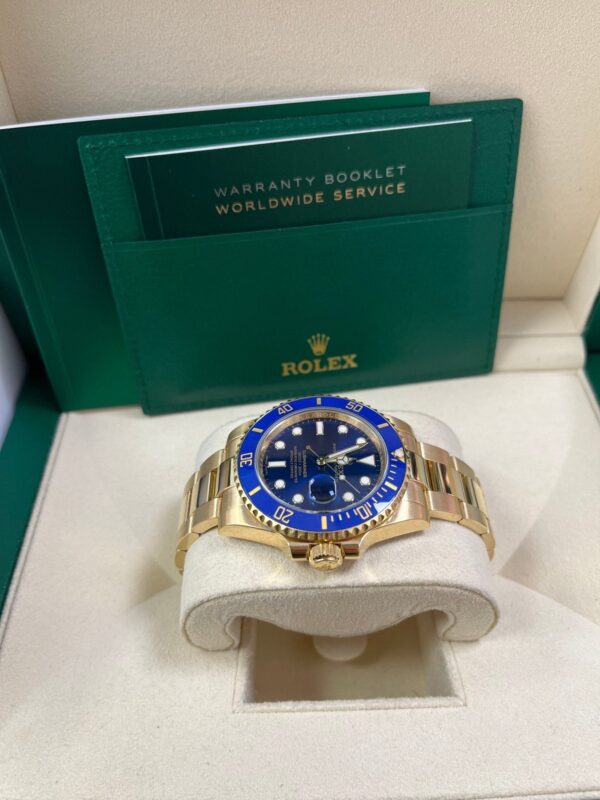 Rolex Submariner Date Yellow Gold Blue Dial 116618LB - Image 6