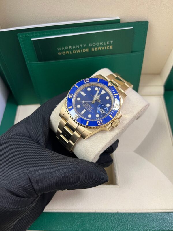 Rolex Submariner Date Yellow Gold Blue Dial 116618LB - Image 9