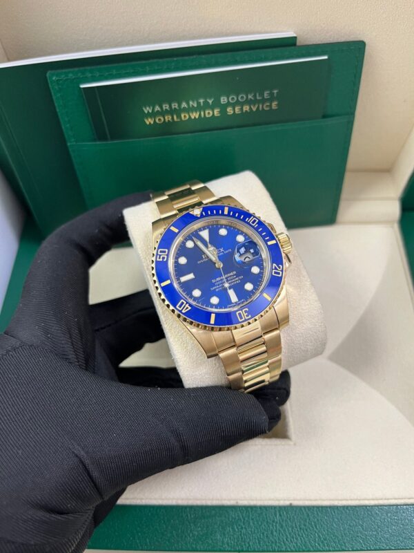 Rolex Submariner Date Yellow Gold Blue Dial 116618LB - Image 4