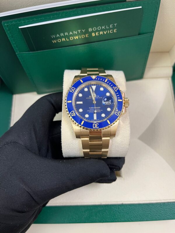 Rolex Submariner Date Yellow Gold Blue Dial 116618LB - Image 7
