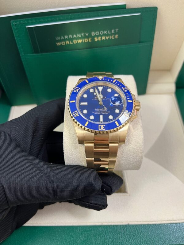 Rolex Submariner Date Yellow Gold Blue Dial 116618LB - Image 8