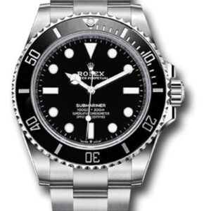 Rolex Submariner (No Date) Black Dial No Date 124060