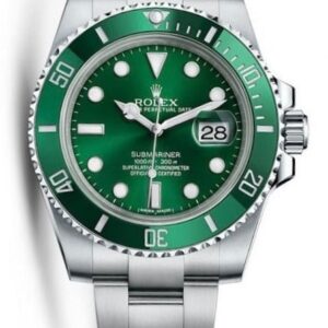 Rolex Submariner Date Stainless Steel "The Hulk" Green Dial 116610LV NEW ROLEX GREEN CARD