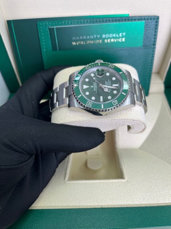 Rolex Submariner Stainless Steel "The Hulk" Green Dial Cerachrom Bezel (Ref#116610LV) - Image 14