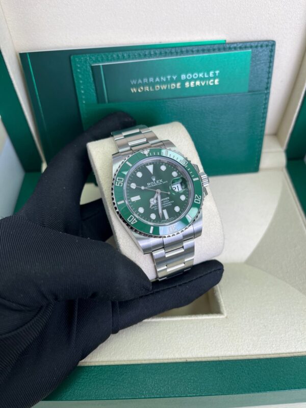 Rolex Submariner Stainless Steel "The Hulk" Green Dial Cerachrom Bezel (Ref#116610LV) - Image 12