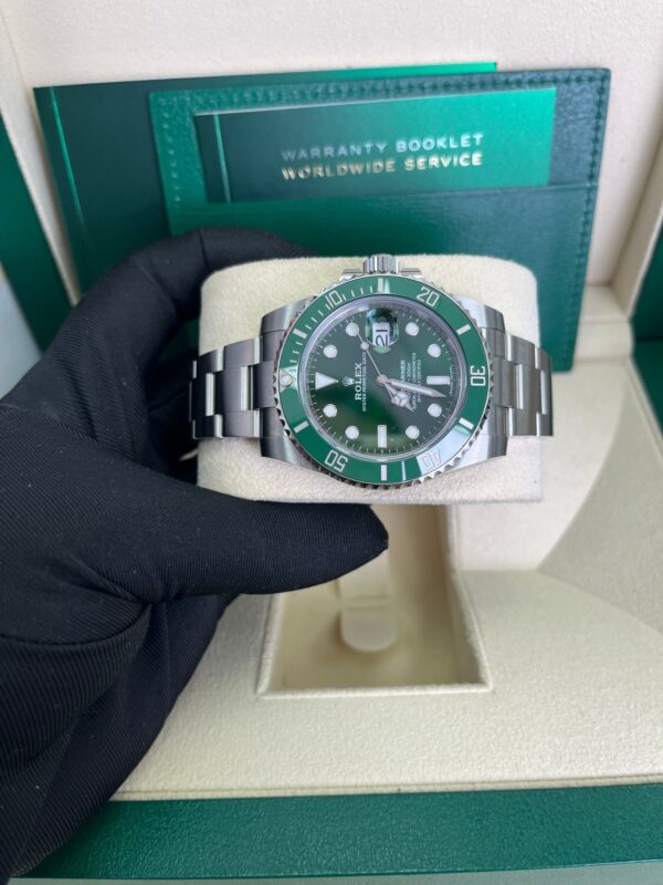 Rolex Submariner Stainless Steel "The Hulk" Green Dial Cerachrom Bezel (Ref#116610LV) - Image 4