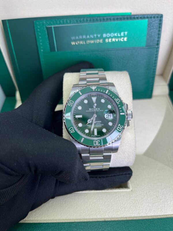 Rolex Submariner Stainless Steel "The Hulk" Green Dial Cerachrom Bezel (Ref#116610LV) - Image 2