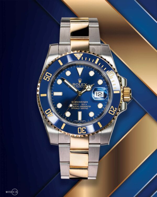 Rolex Submariner Two-Tone Yellow Gold & Steel Rolesor - Blue Dial Ceramic Bezel (Ref# 126613LB) - Image 5