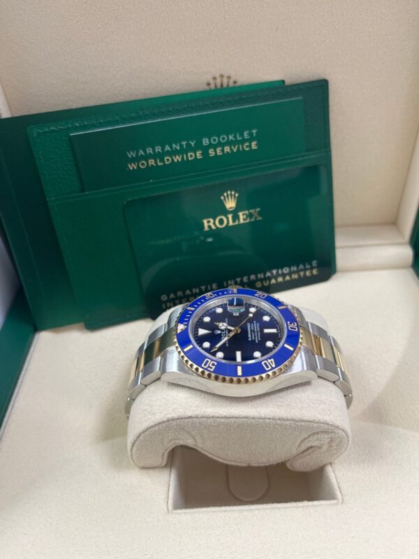 Rolex Submariner Two-Tone Yellow Gold & Steel Rolesor - Blue Dial Ceramic Bezel (Ref# 126613LB) - Image 7
