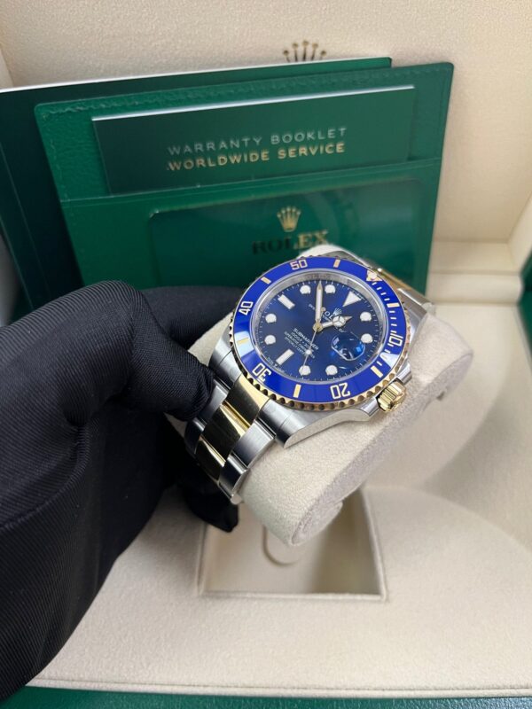 Rolex Submariner Two-Tone Yellow Gold & Steel Rolesor - Blue Dial Ceramic Bezel (Ref# 126613LB) - Image 2