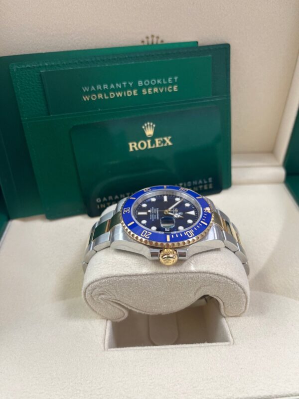 Rolex Submariner Two-Tone Yellow Gold & Steel Rolesor - Blue Dial Ceramic Bezel (Ref# 126613LB) - Image 10