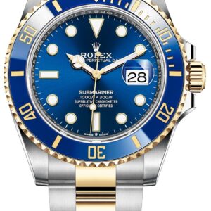 Rolex Submariner Two-Tone Yellow Gold & Steel Rolesor - Blue Dial Ceramic Bezel (Ref# 126613LB)