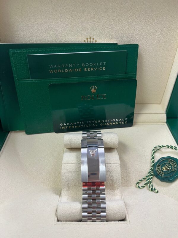 Rolex White Rolesor Sky-Dweller Black Index Dial  Jubilee Bracelet (Ref# 326934) - Image 6